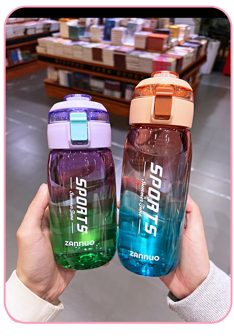Motivational Water Bottle with Time Marker BPA Free-SA2408-165 - Image 2