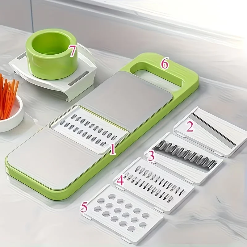 Multi-Functional Stainless Steel Vegetable Cutter and Grater (SA2510-004) - Image 7
