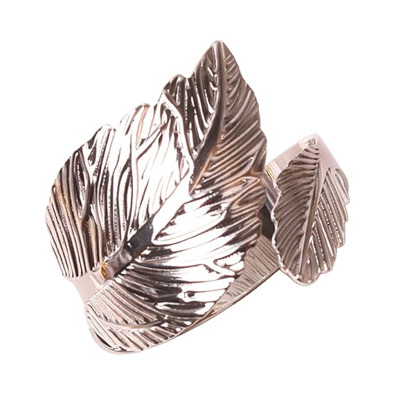 Napkin Holder Rings-Feather(Sliver) - Image 4