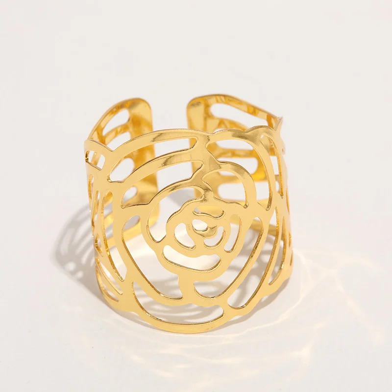 Napkin Holder Rings-Hollow(Sliver) - Image 7