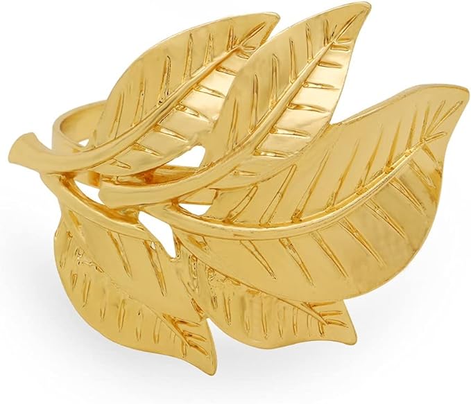 Napkin Holder Rings-Multi Patels(Gold) - Image 2