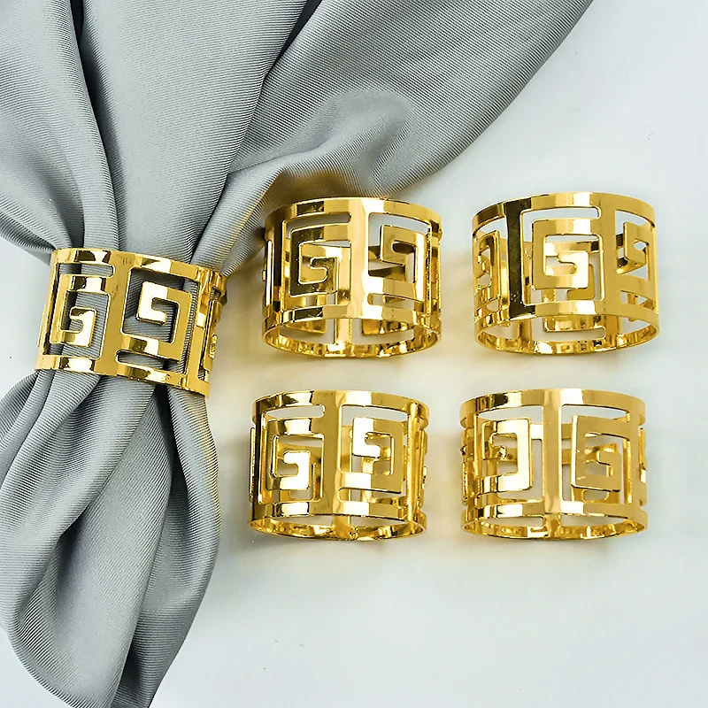 Napkin Holder Rings-Versace(Gold) - Image 6