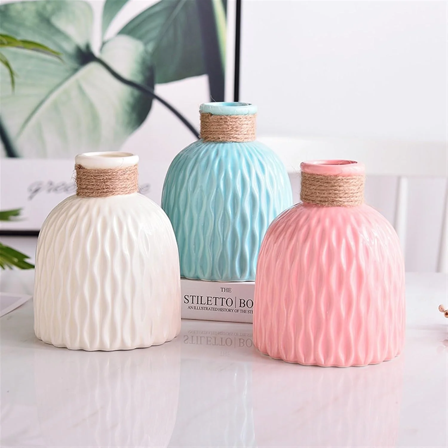 2PCs Nordic Style Vase Container (SA2510-088) - Image 11