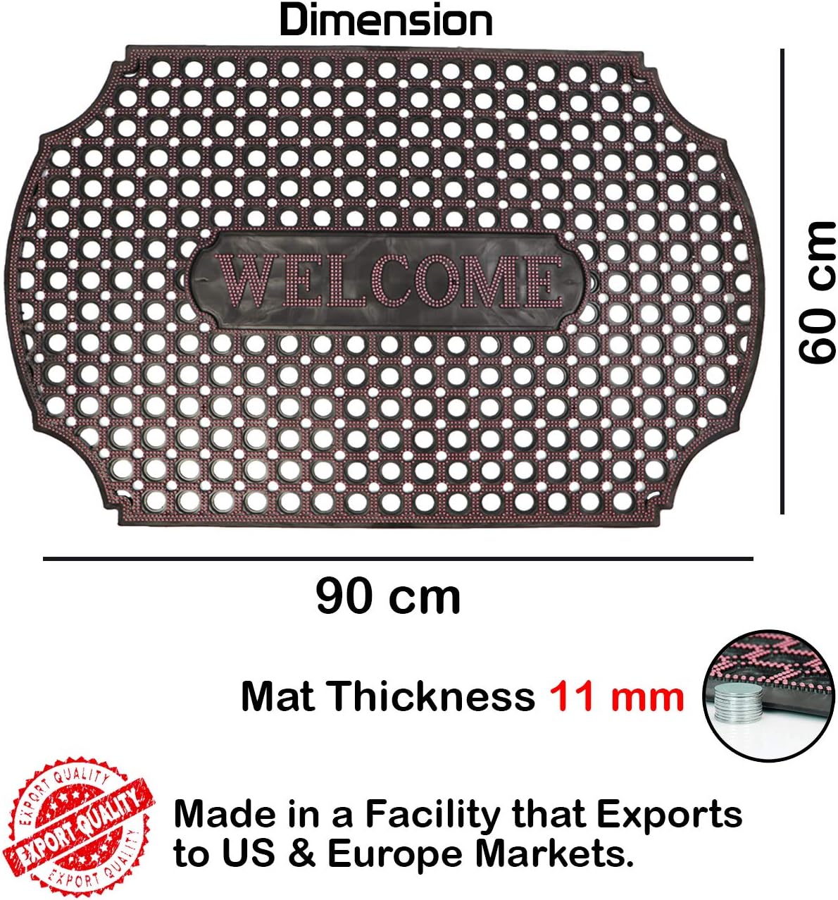 Outdoor Indoor Antislip Door Mat-SA2553-large - Image 5