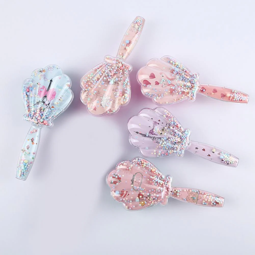 Shell Hair Brush with Handle - Image 9