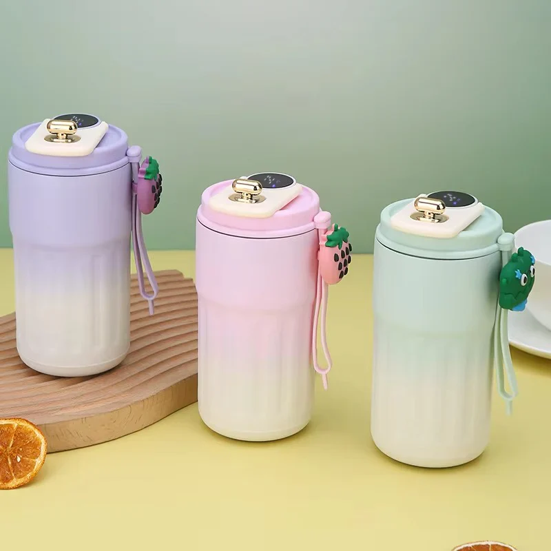 Smart Coffee Thermos With Temperature Display (SA2510-154)Lilac - Image 2