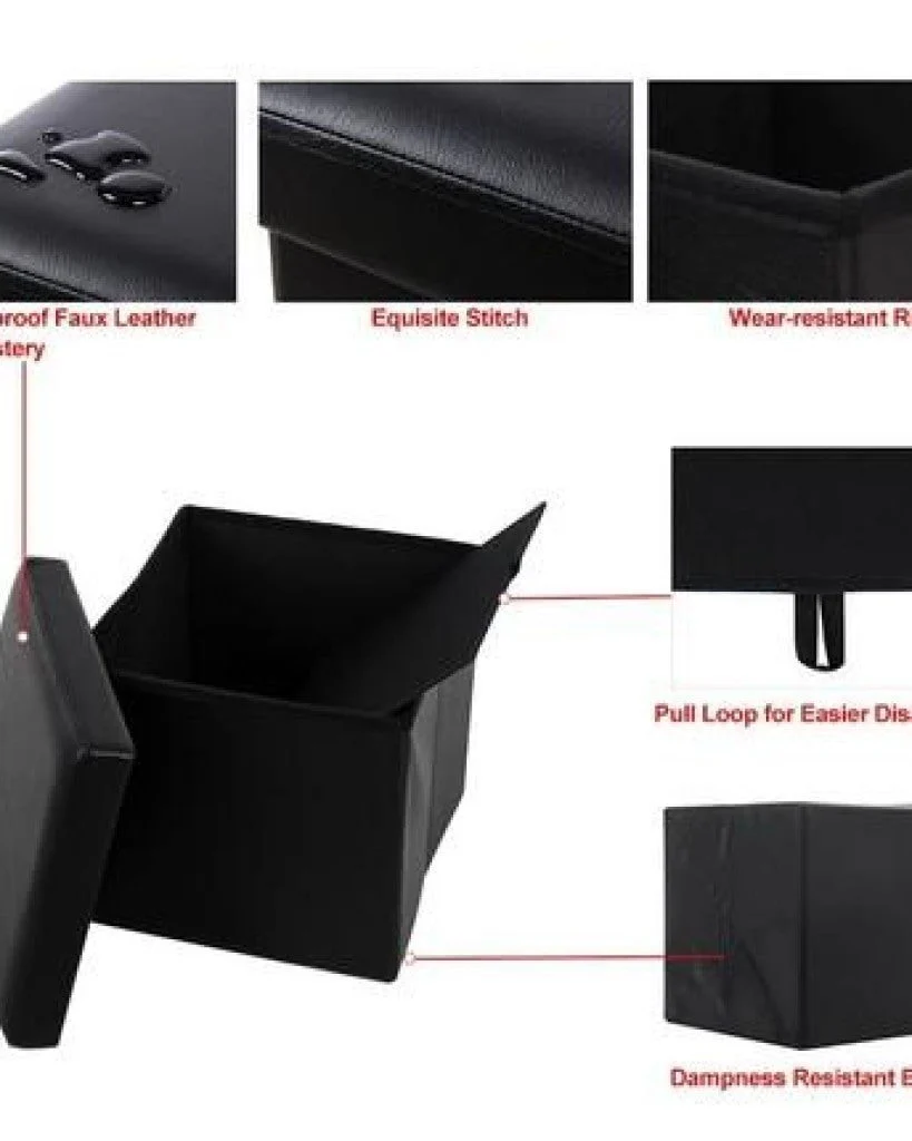 Modular Storage Stool Box (2458)- Brown - Image 7