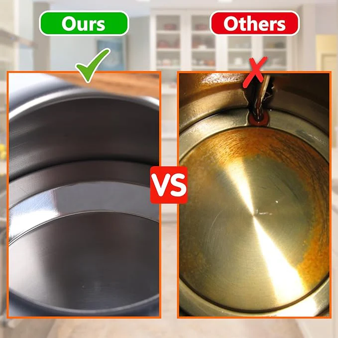 Stainless Steel One Touch Button Whistle Teapot with Anti Scalding Handle-Black - Image 2