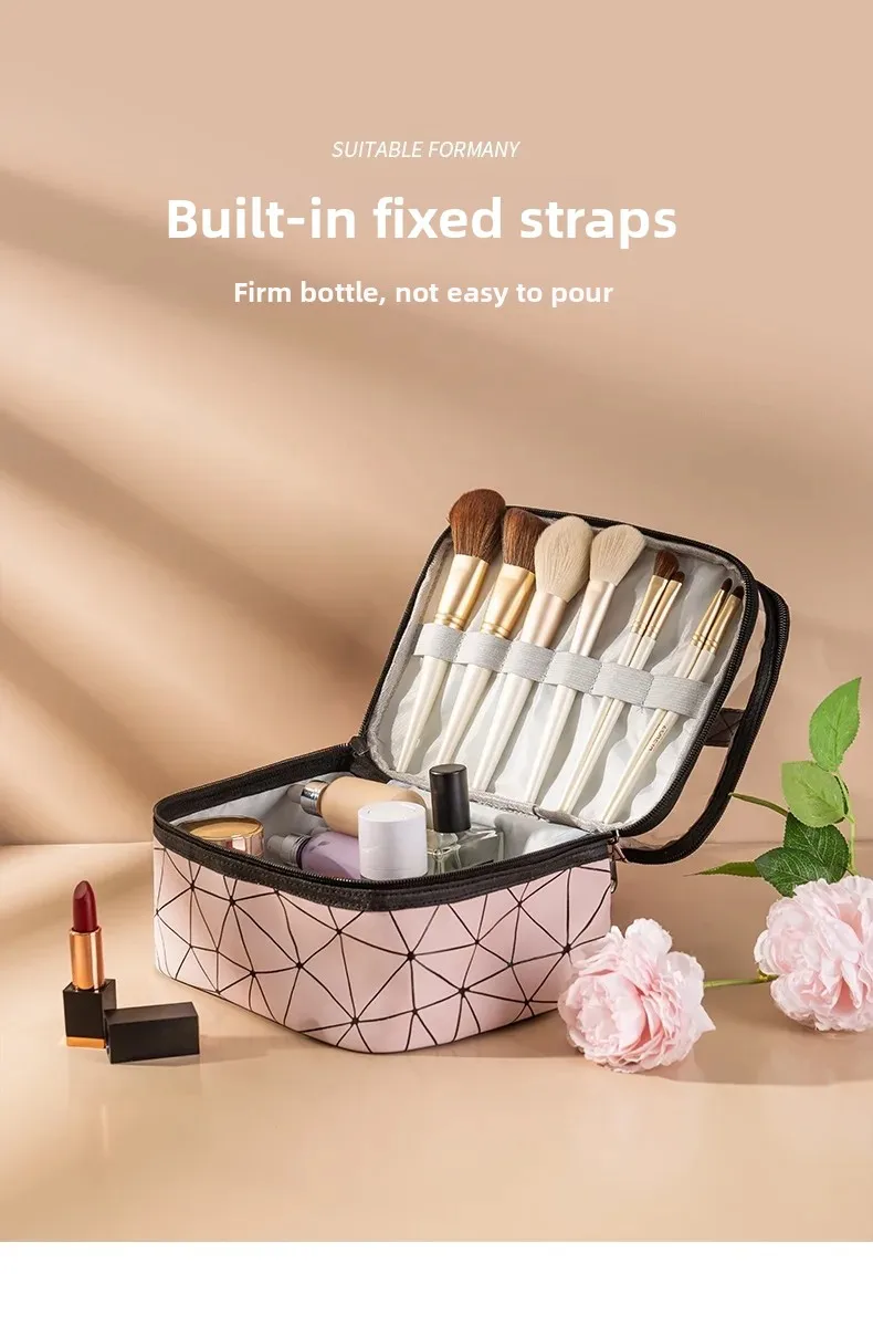Transparent PU Cosmetic Bag Travel Toiletry Storage Bag-SA2408-278 - Image 5