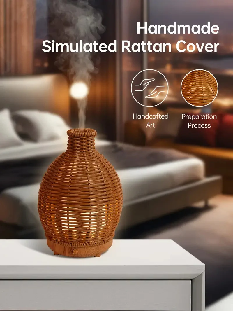 Ultrasonic Aromatherapy Air Humidifier-Beige(SA2405-189) - Image 19