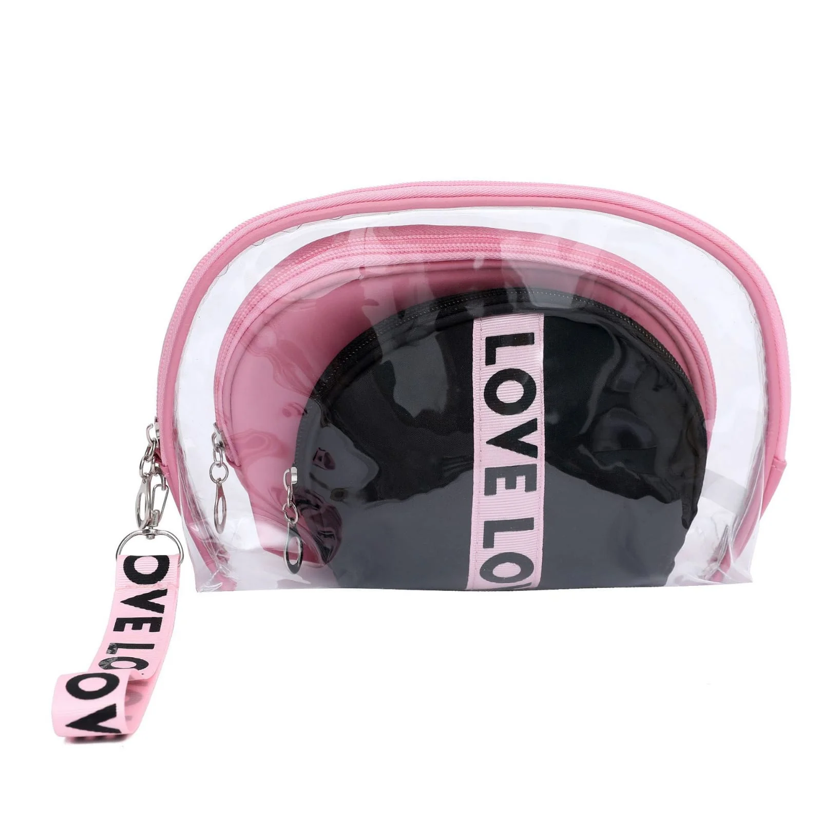 3Pcs Waterproof Portable Makeup Organizer Bag-LOVE(SA2405-113) - Image 12
