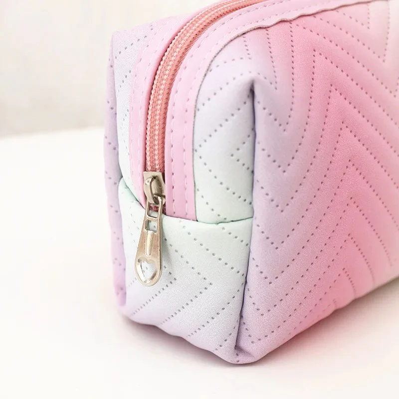 Women Waterproof PU Leather Gradient Cosmetic Storage Bags-(SA2405-111) - Image 3