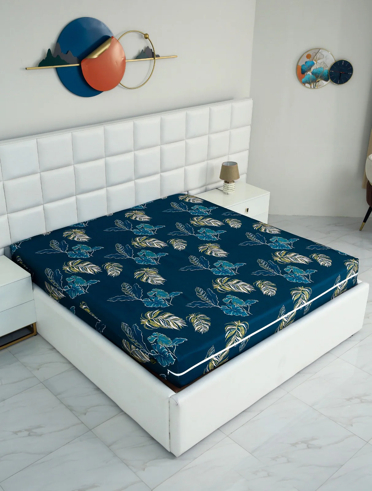 Zipper Mattress Cover Printed-Cauliflower - Image 3